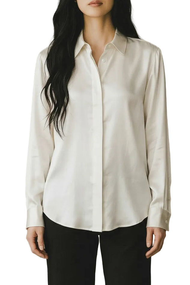 Oversized Silk Shirt