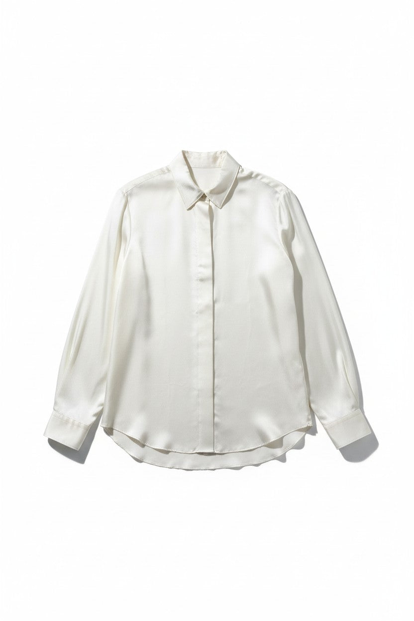 Oversized Silk Shirt