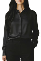 Oversized Silk Shirt