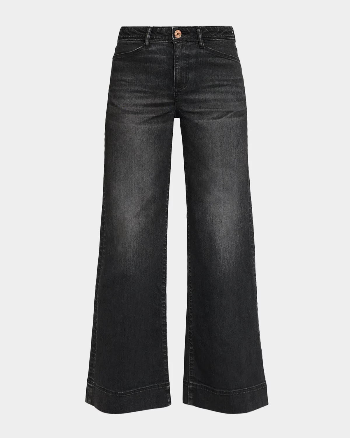 Pintuck Flare Jeans