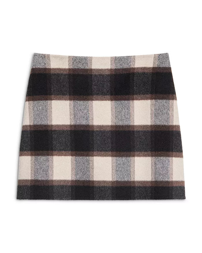 Plaid Check Mini Skirt