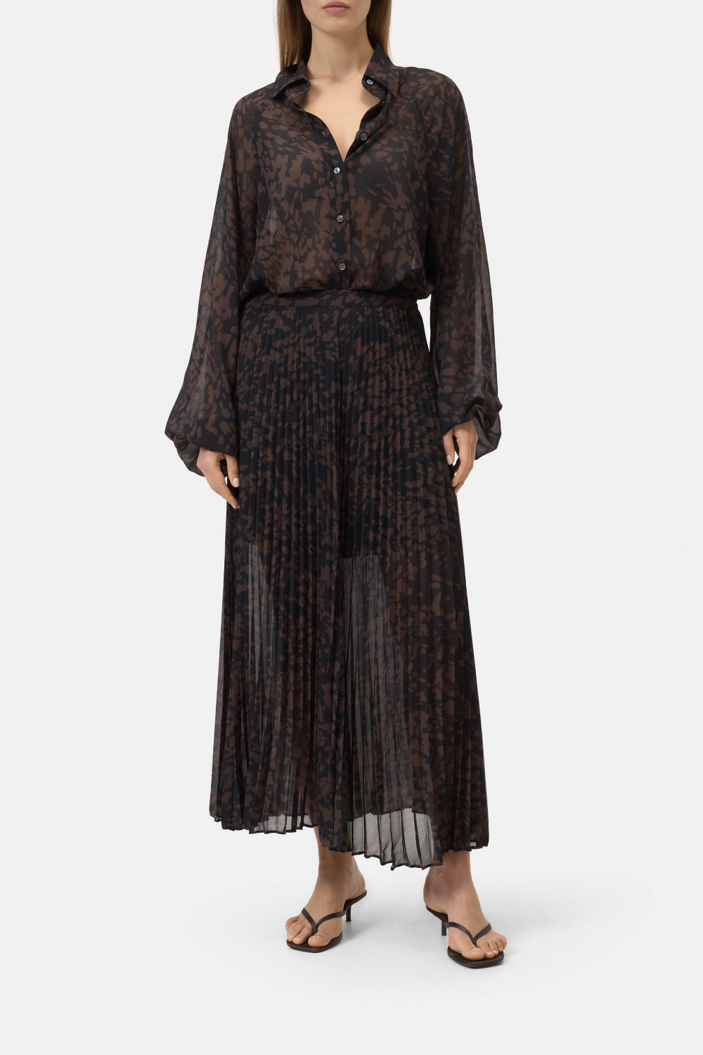 Pleated skirt