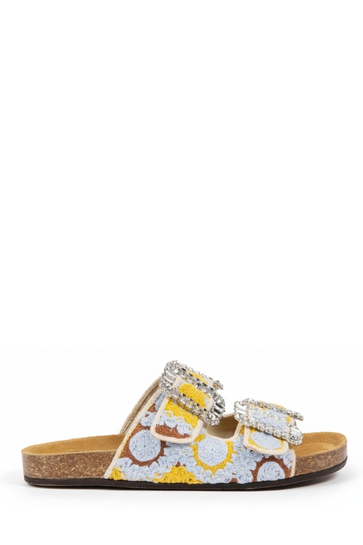 Pool Diamante Crochet Slide