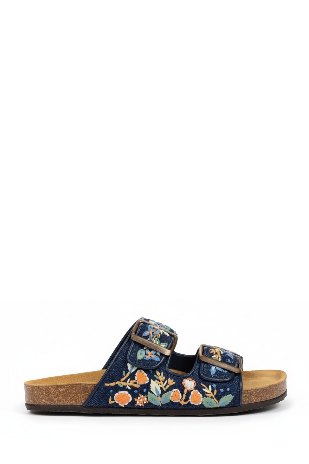 Pool Embroidered Slide