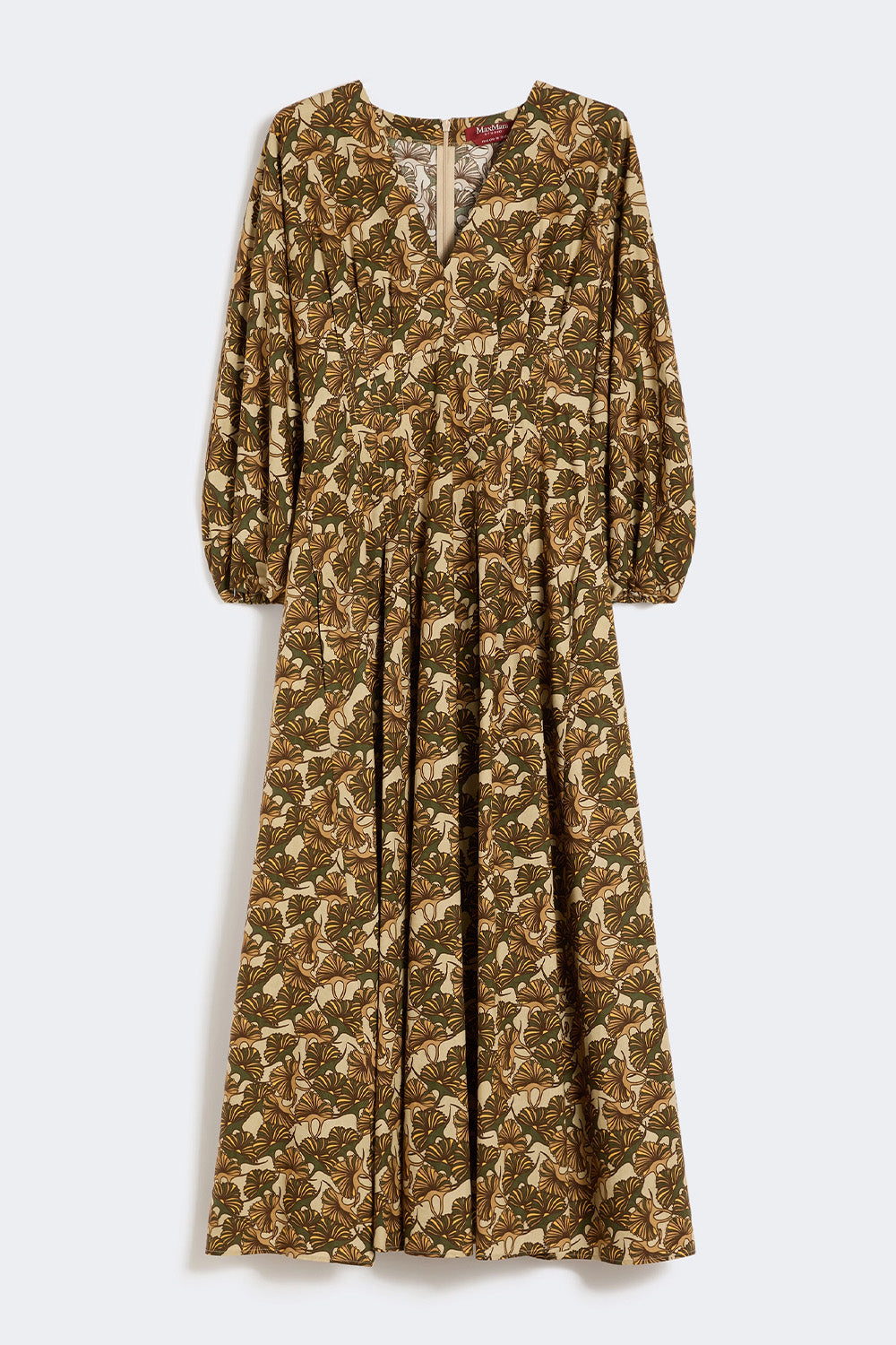 Printed Cotton Poplin Dress