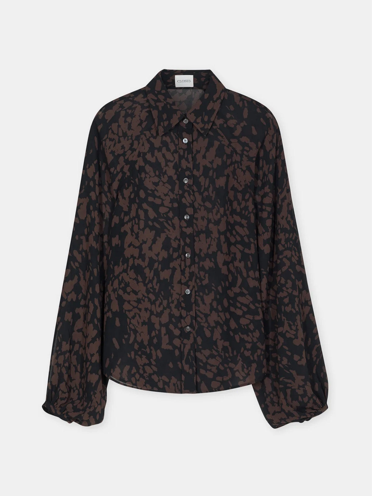 Printed Raglan Blouse