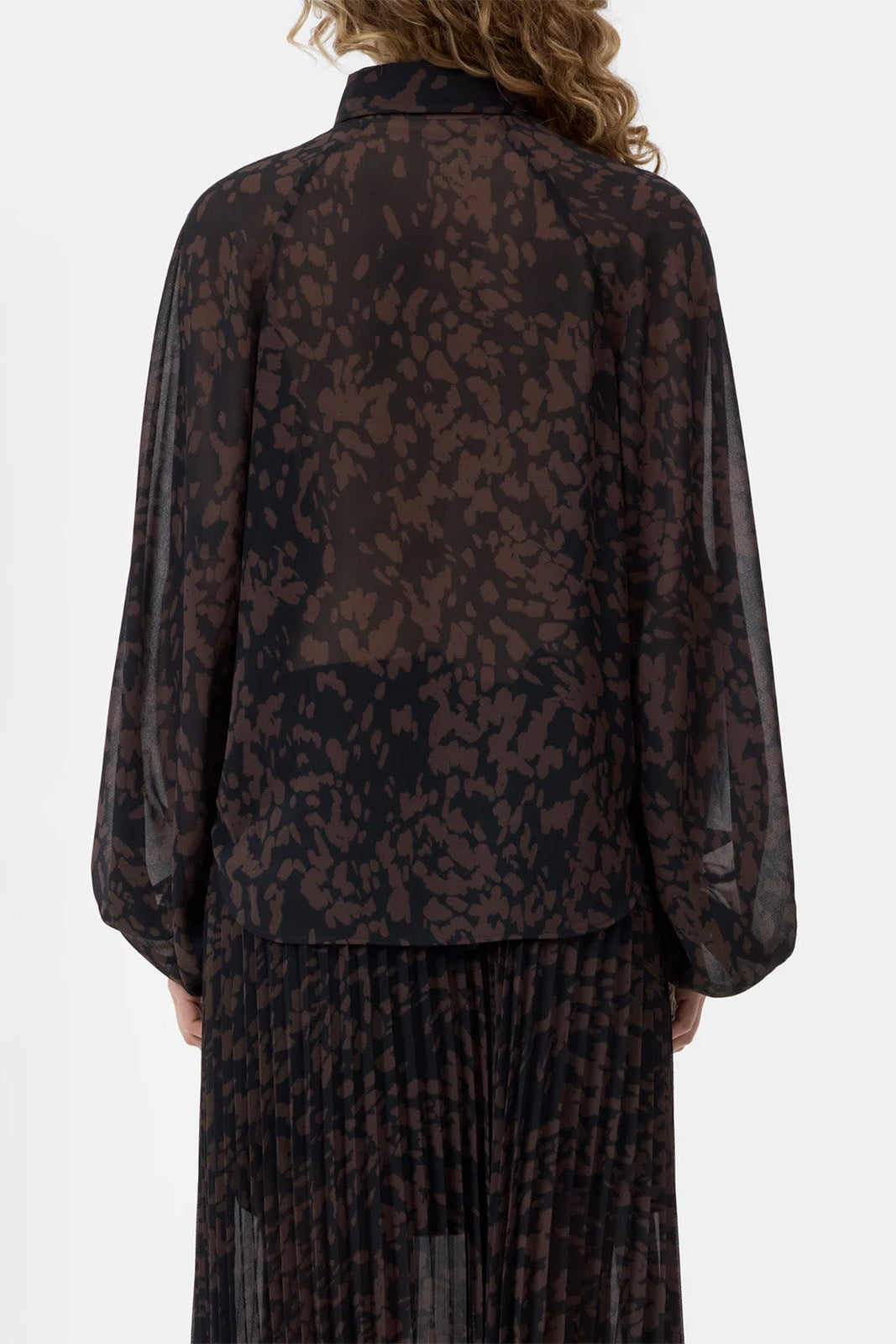 Printed Raglan Blouse