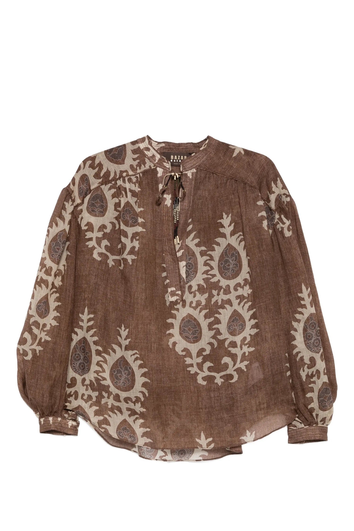 Printed Ramie Shirt
