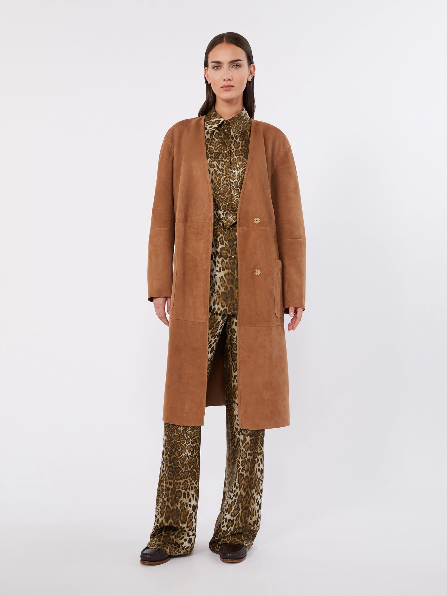 Printed Silk Trousers