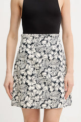 Printed Stretch Cotton Skirt