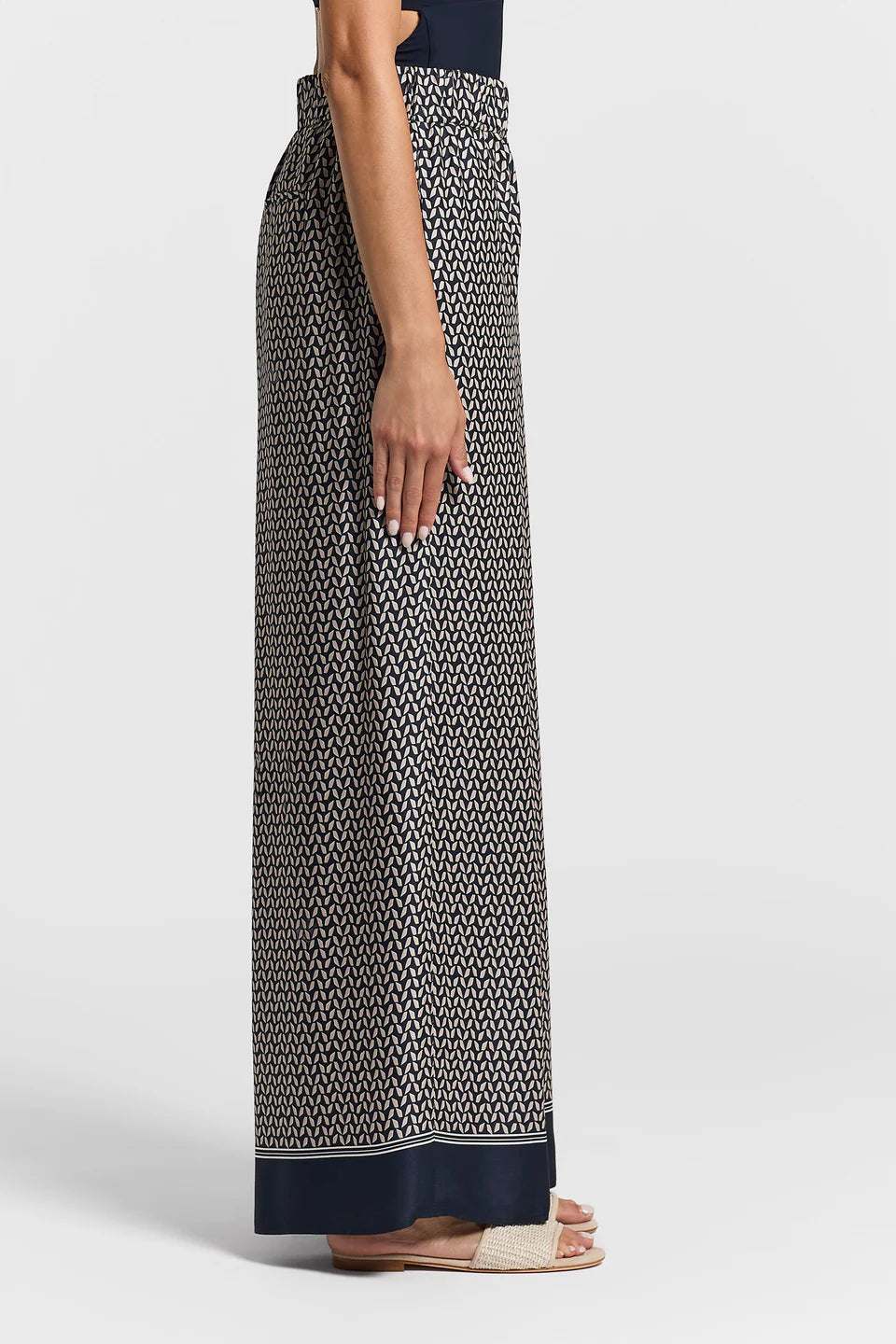 Printed Viscose Pants