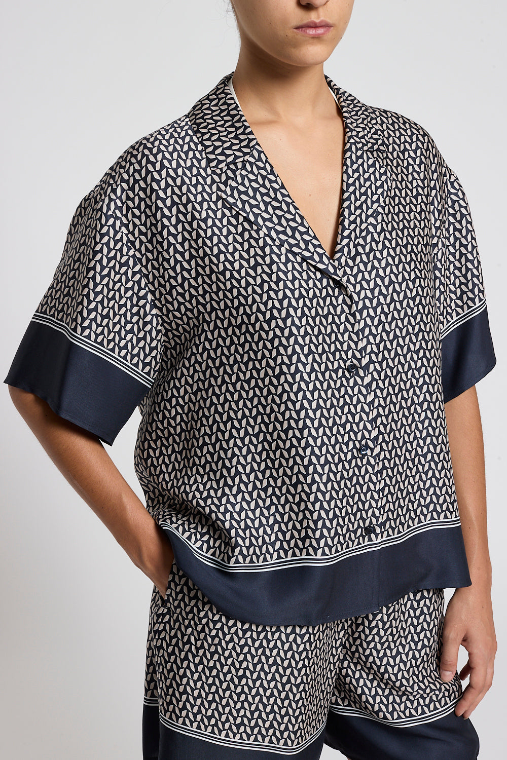 Printed Viscose Twill Shirt