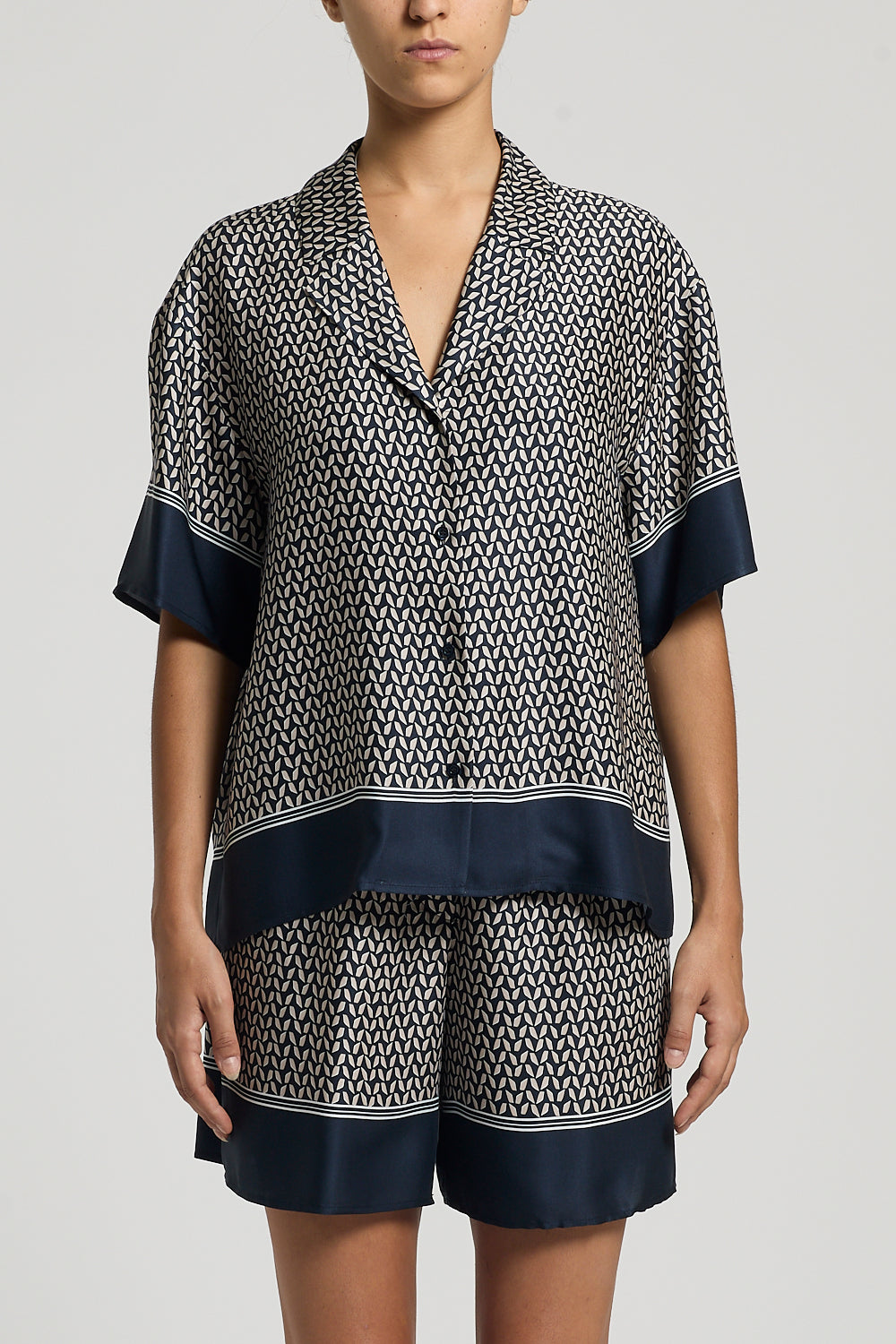 Printed Viscose Twill Shirt