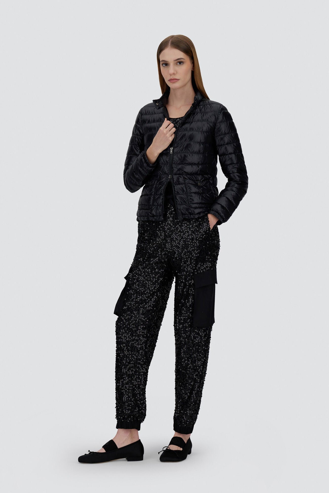 Quilted Patch Pocket Jacket