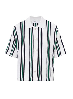 Rafa Shirt – Linen Cotton Blend Casual Shirt-Meadow Combo