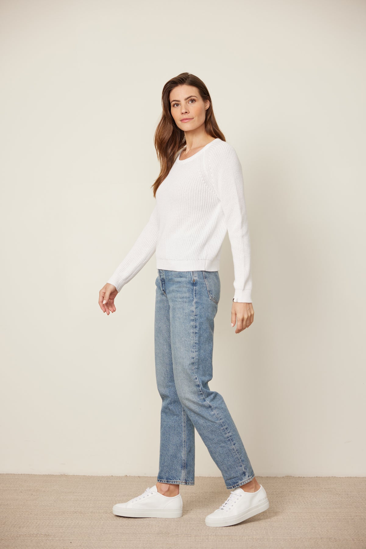Raleigh Pullover – Cotton Viscose Chunky Knit Sweater