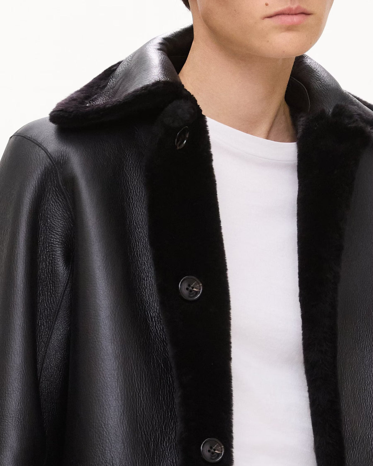 Reversible Shearling Trench
