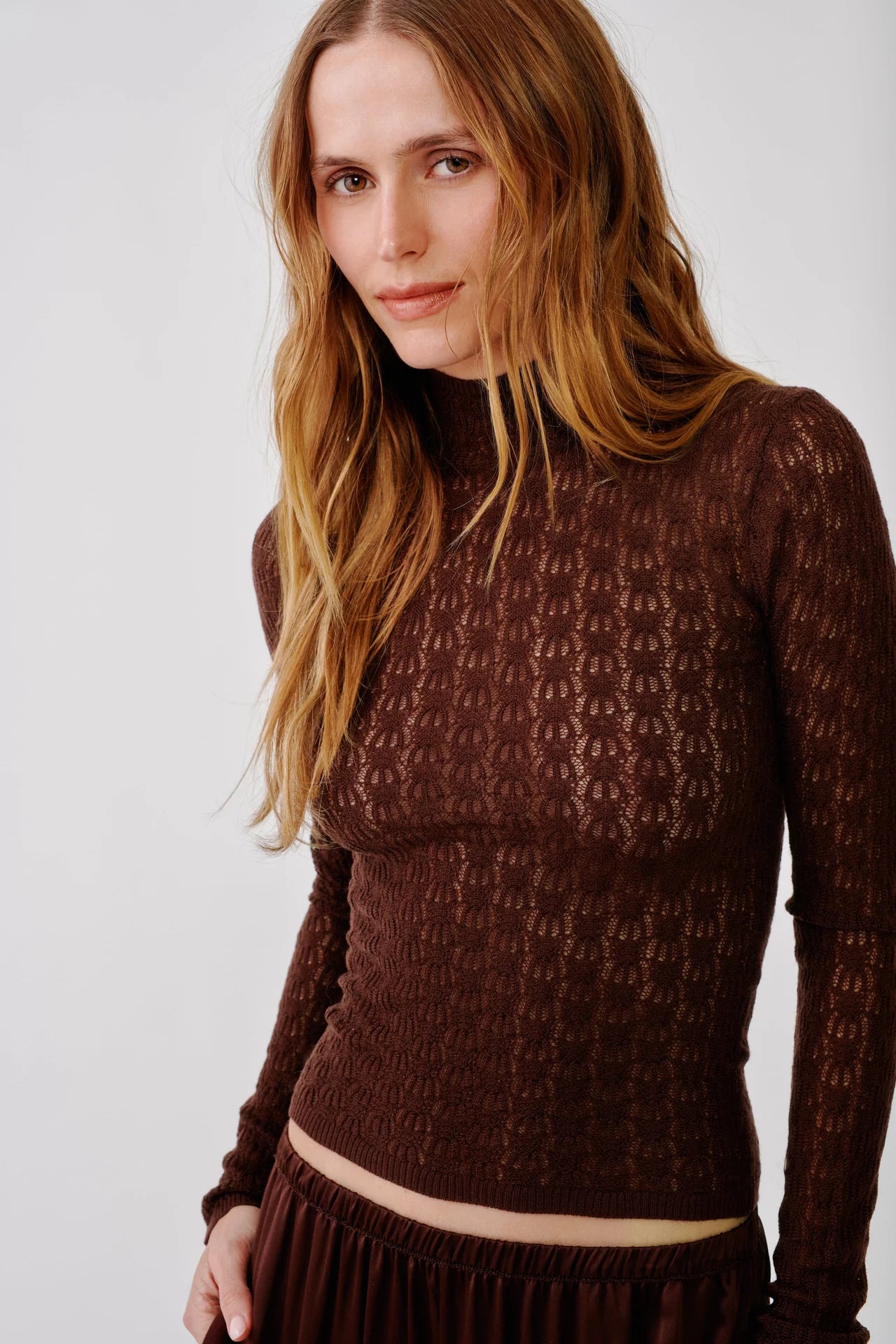 Rhea Mock Neck Sweater