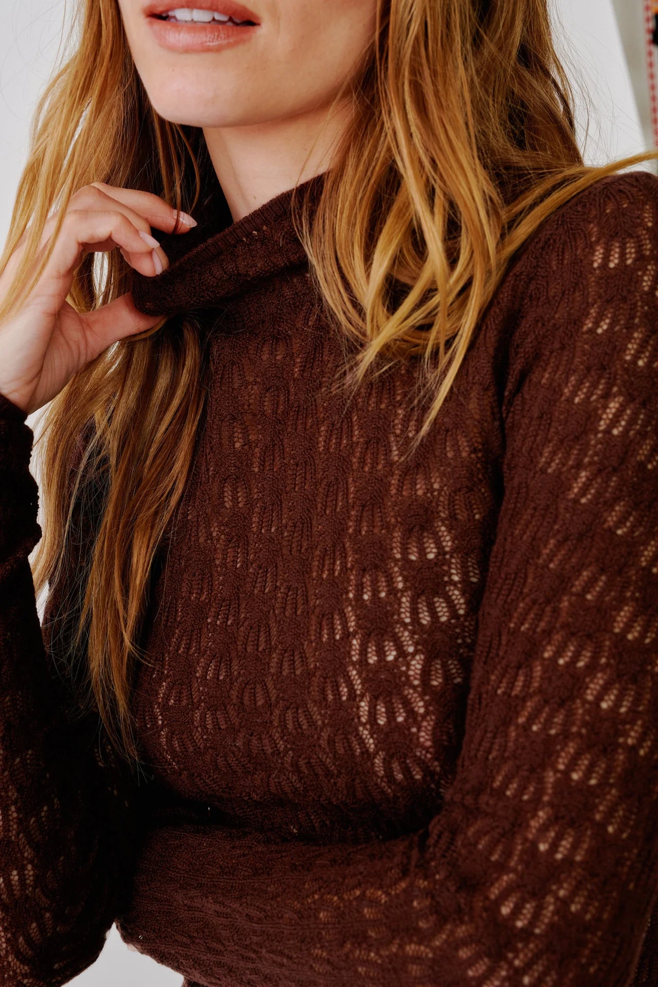 Rhea Mock Neck Sweater