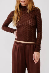 Rhea Mock Neck Sweater