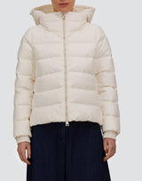 Rib Knit Cuff Technical Puffer