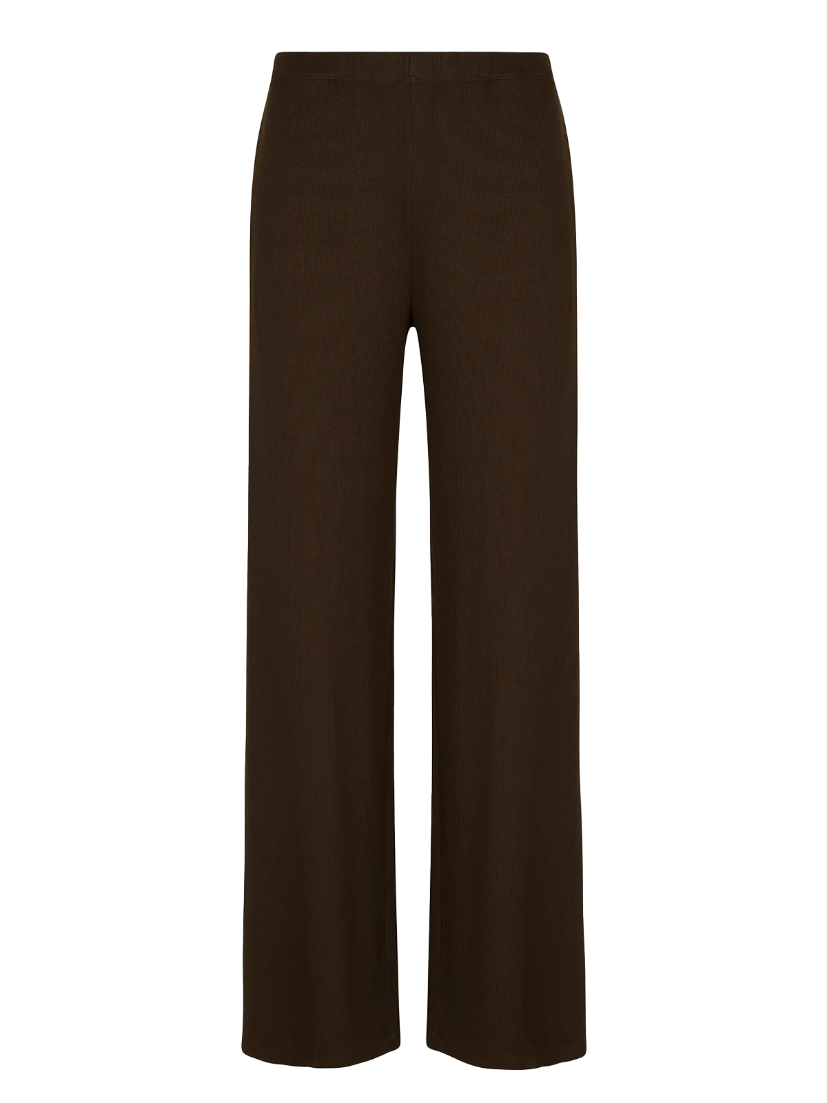 Rib Wide Leg Pants