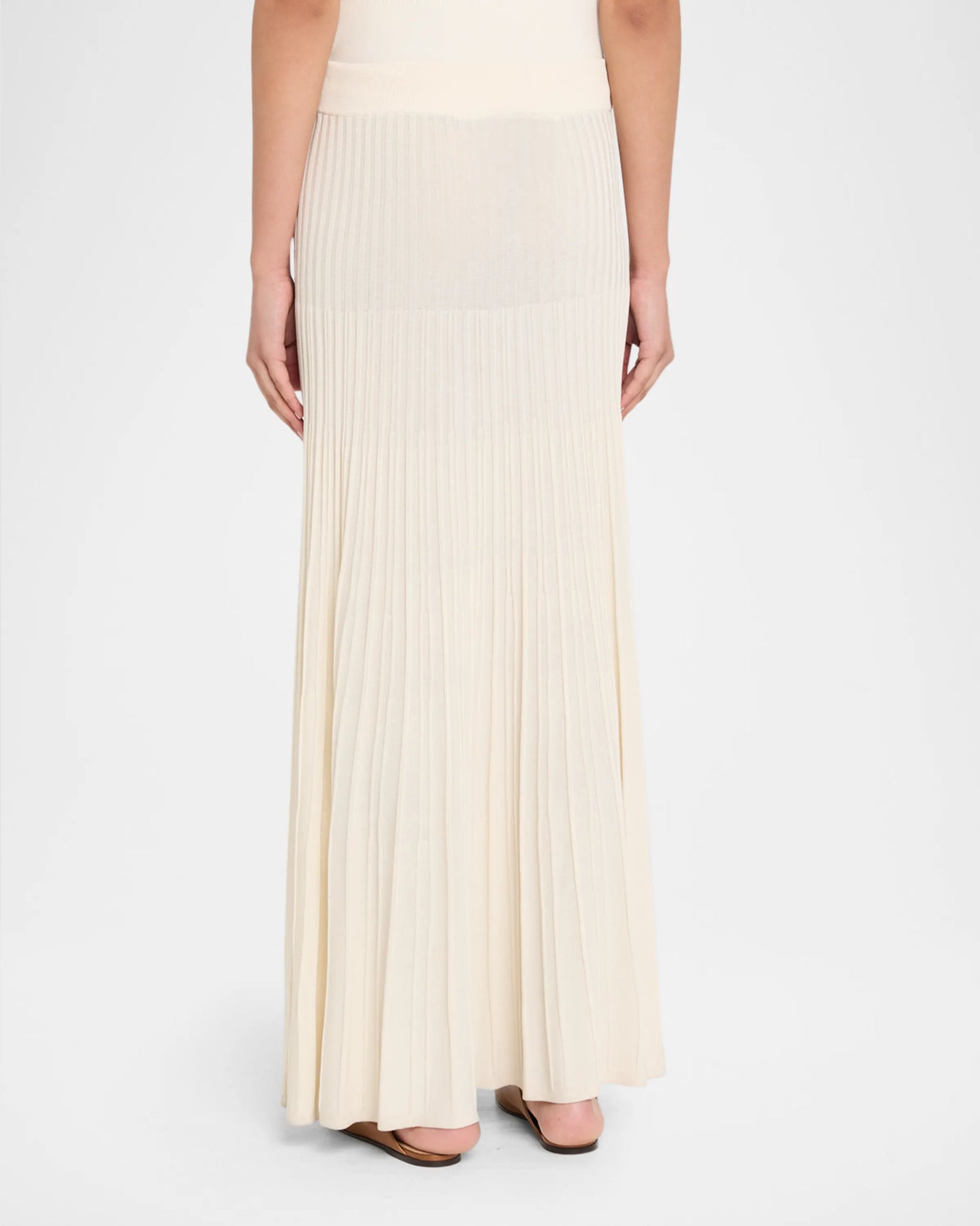 Ribbed Midi Skirt