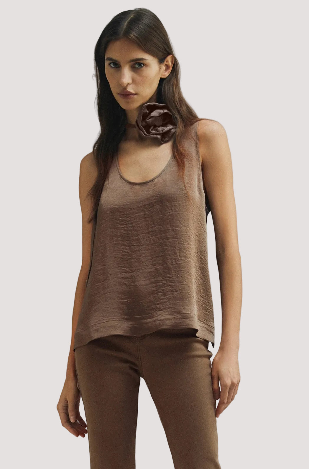 Rosette Bow Top