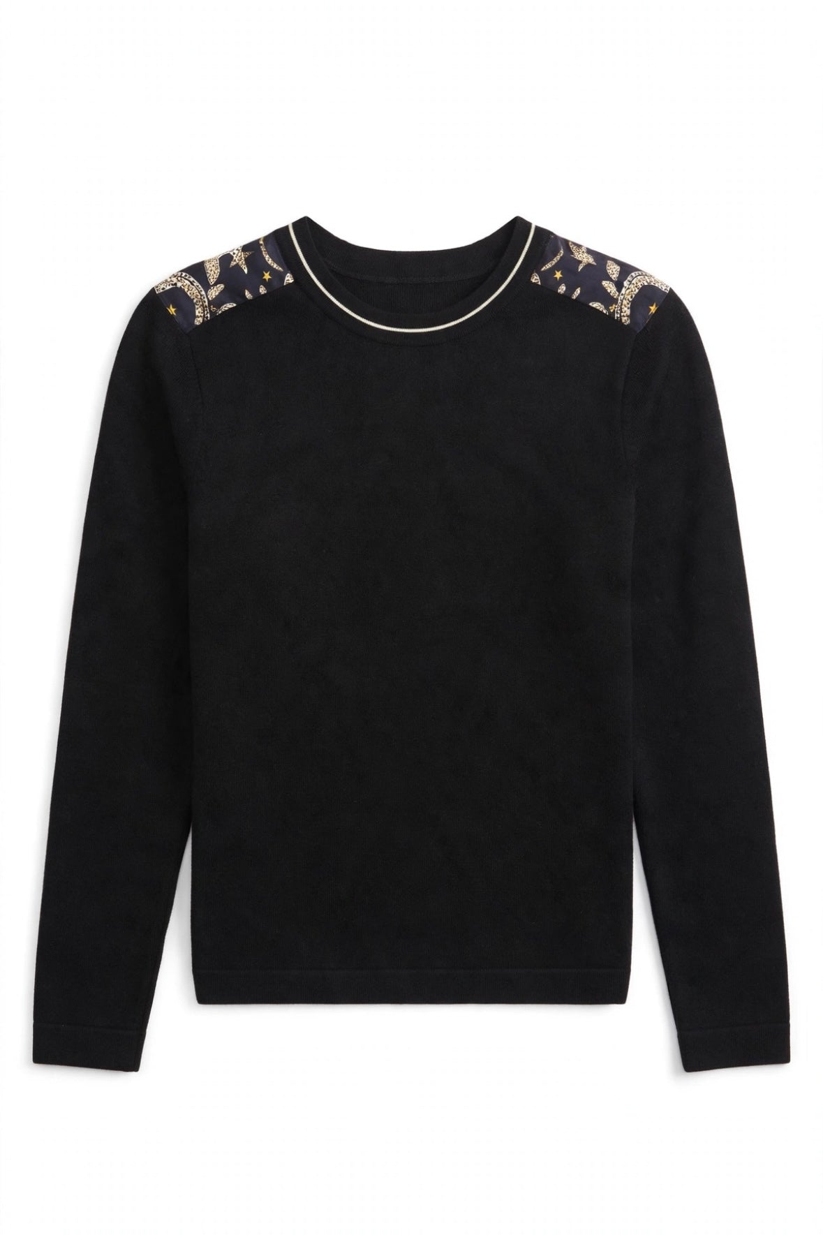 Royal Leopard Print Silk Cardigan