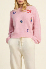 Ryann Pink Ski Party Sweater