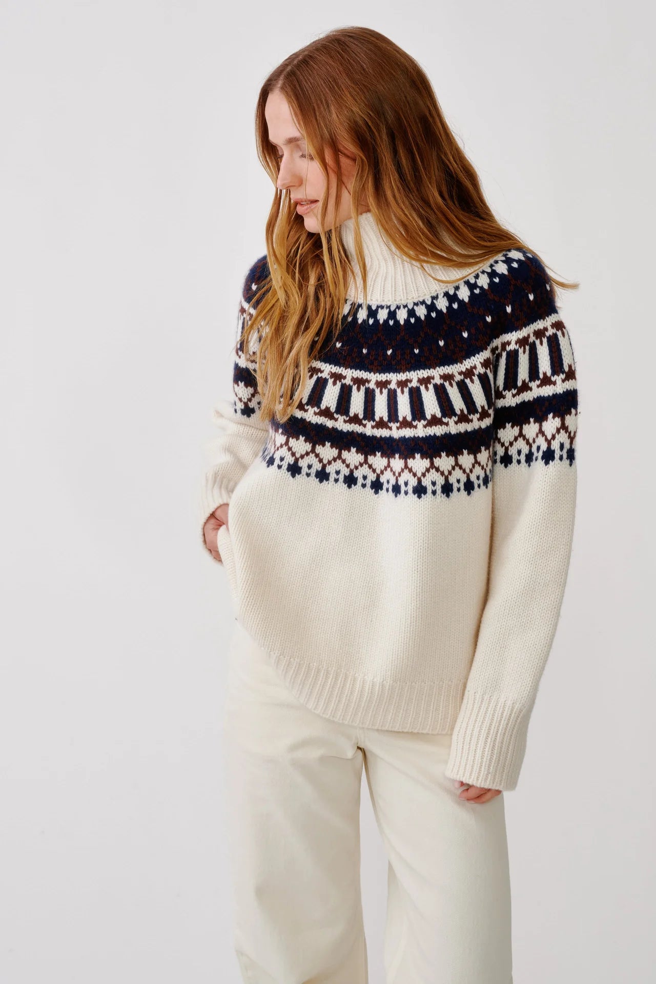 Scottie Slouchy Fair Isle Sweater