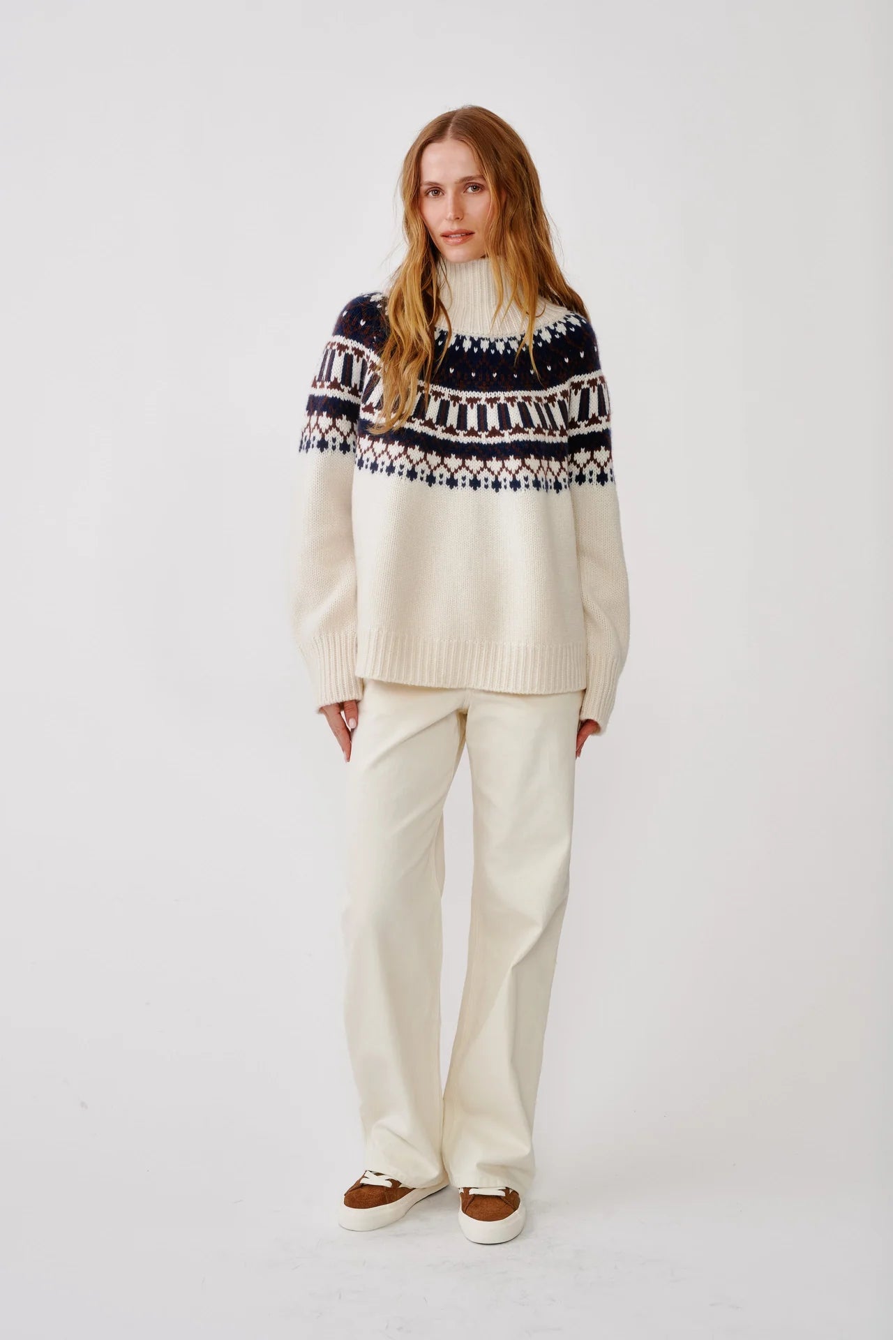 Scottie Slouchy Fair Isle Sweater