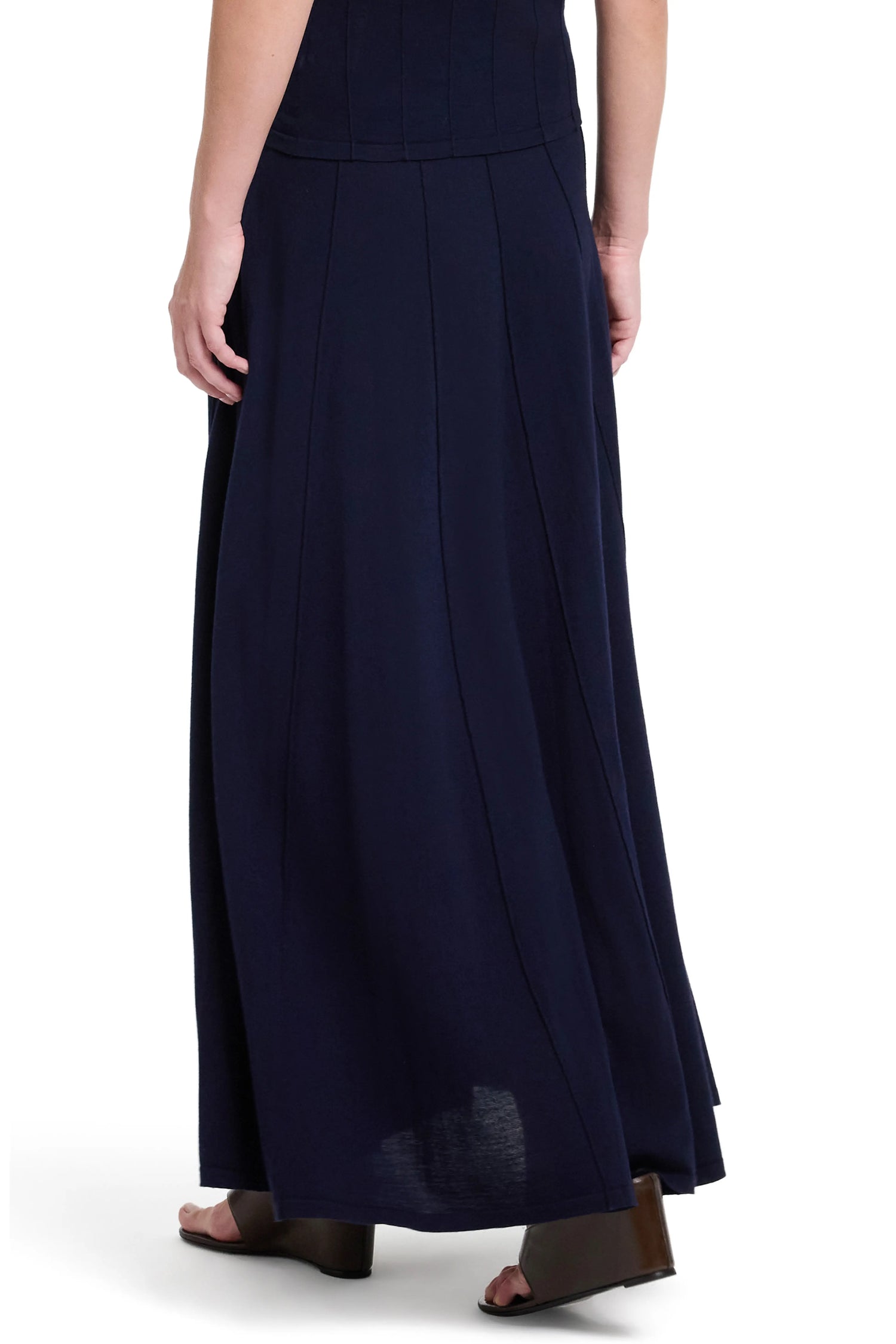 Seamed Maxi Skirt