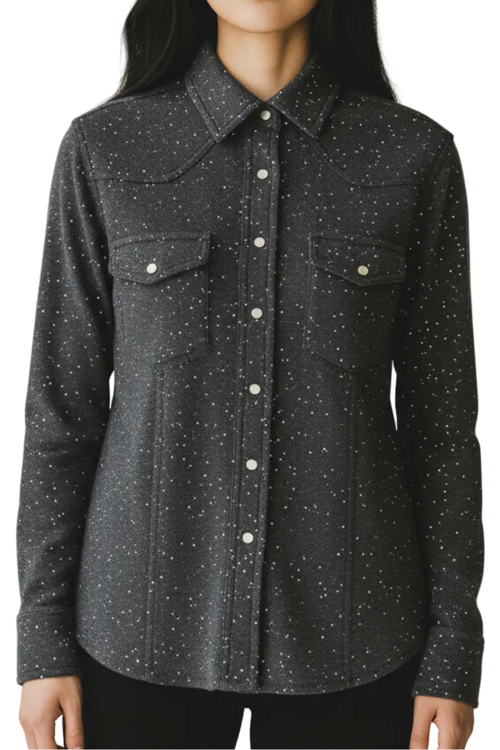 Sequin Western Snap Shirt