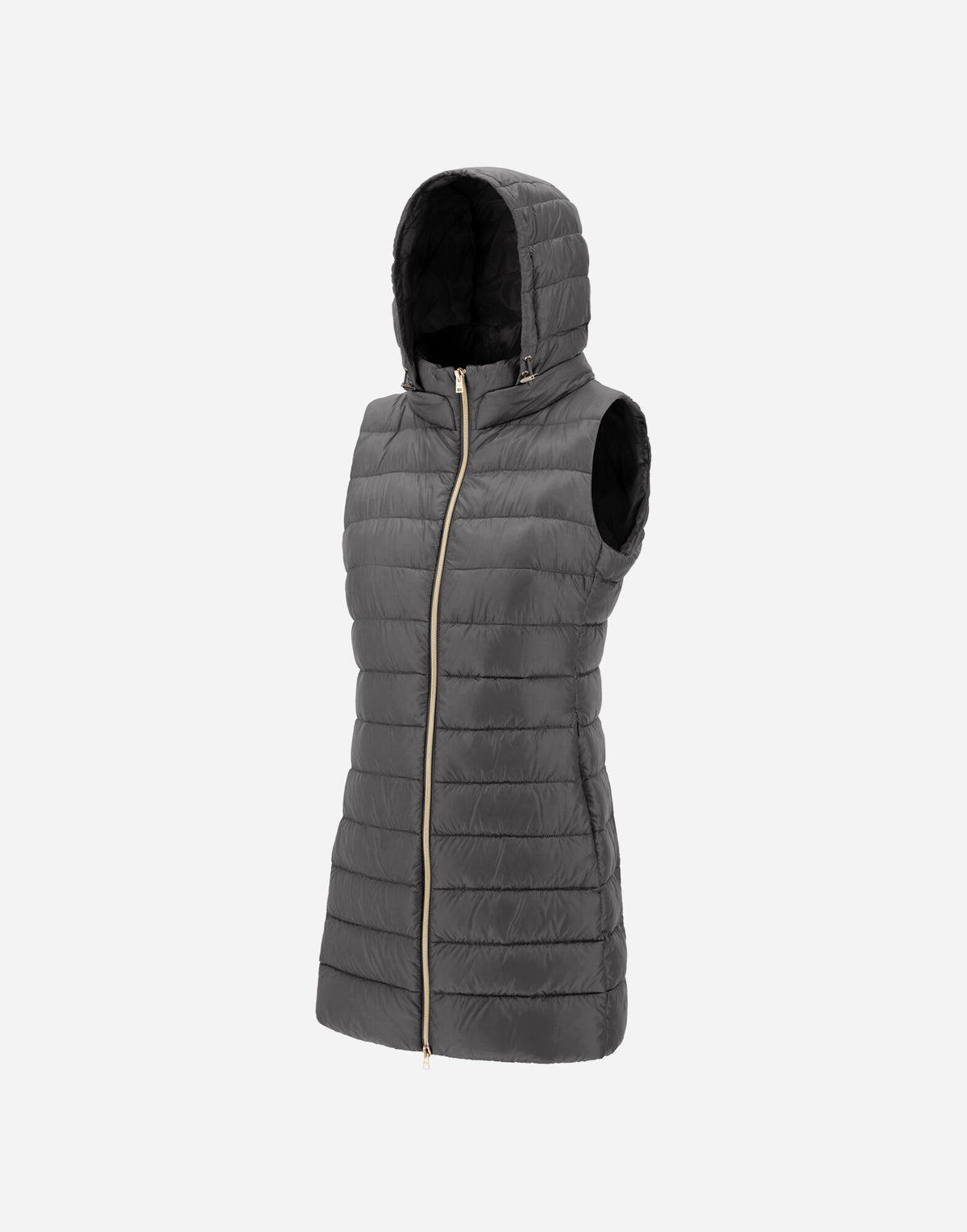Herno Serena Vest - Grey - detail