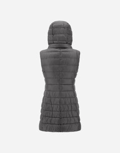 Herno Serena Vest - Grey - detail