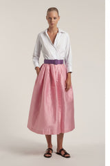 Shantung Midi Dress