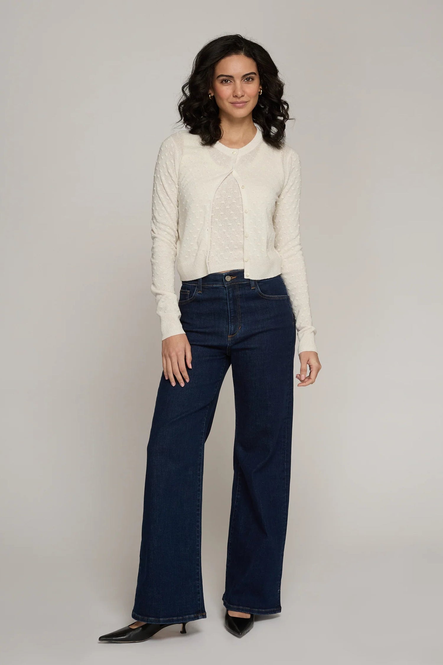 Sheer Dot Cardigan
