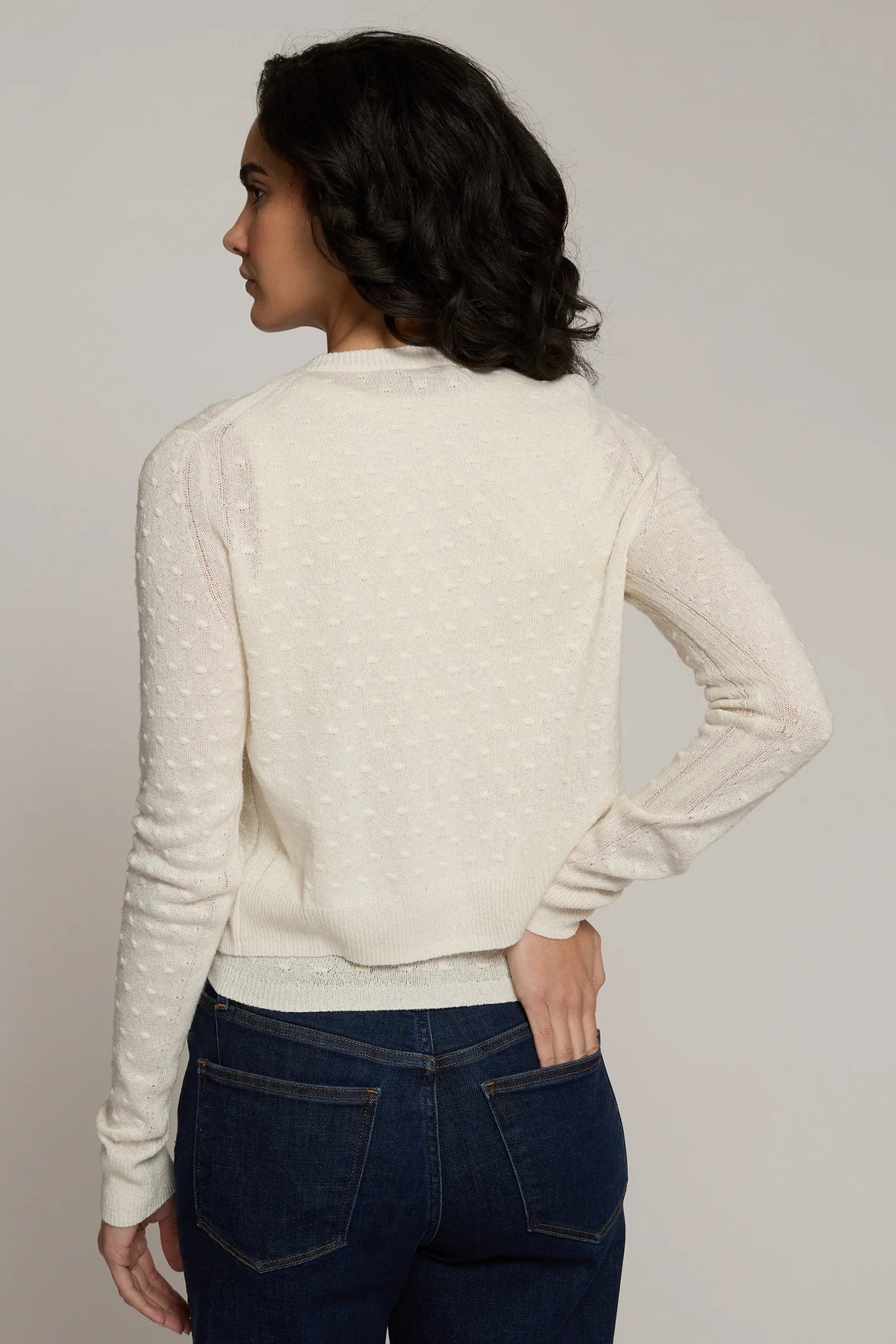 Sheer Dot Cardigan