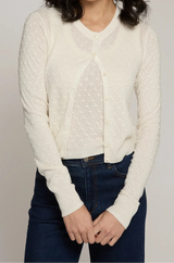 Sheer Dot Cardigan