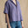 Blue Red Textured Stripe