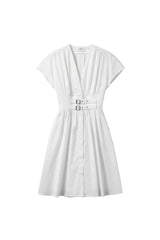 Short Sleeve Mini With Buckles