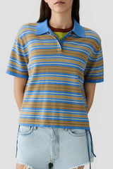 Short Sleeve Stripe Rugby