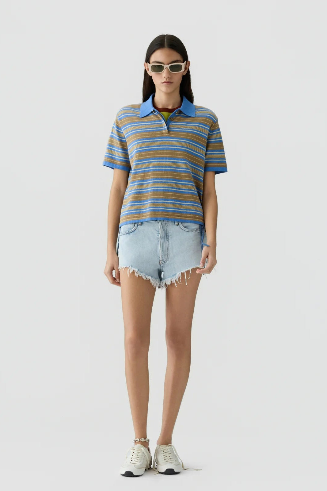 Short Sleeve Stripe Rugby