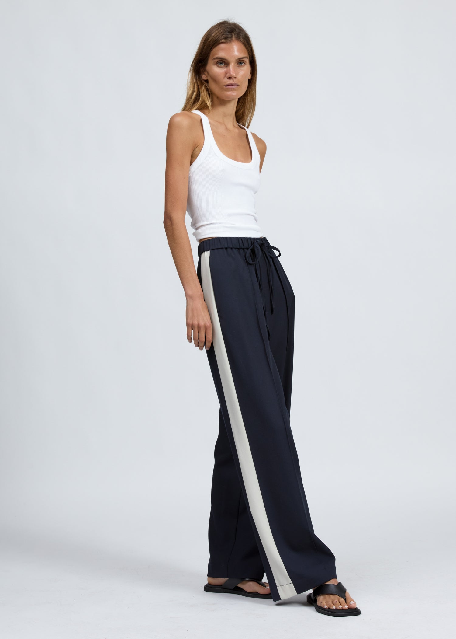 Siena Wool Side Stripe Pant