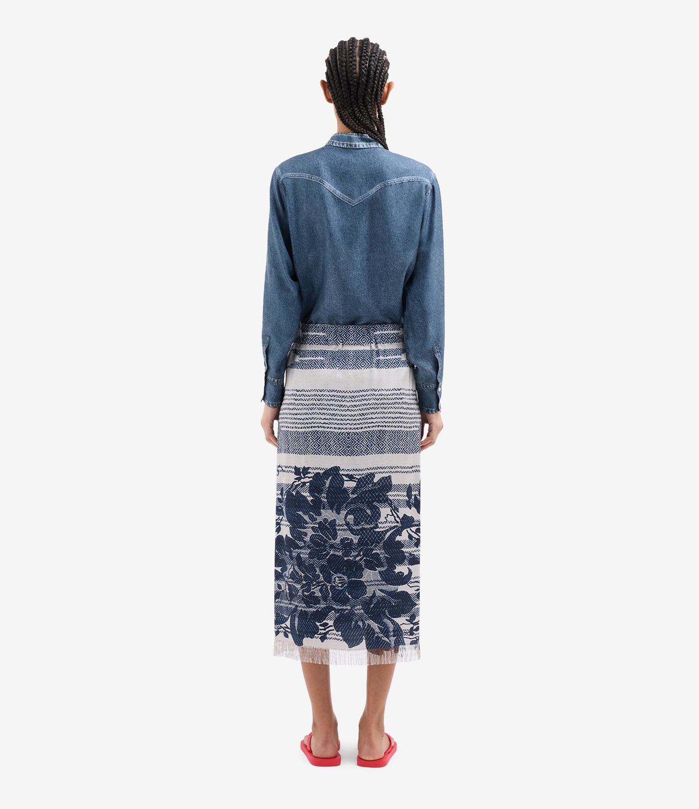 Silk Wrap Skirt