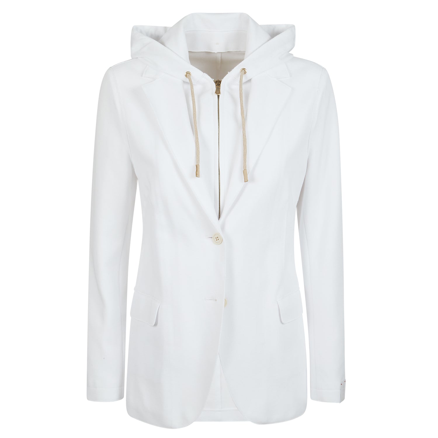 Single Breasted Jacket w/Hood