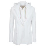 Single Breasted Jacket w/Hood