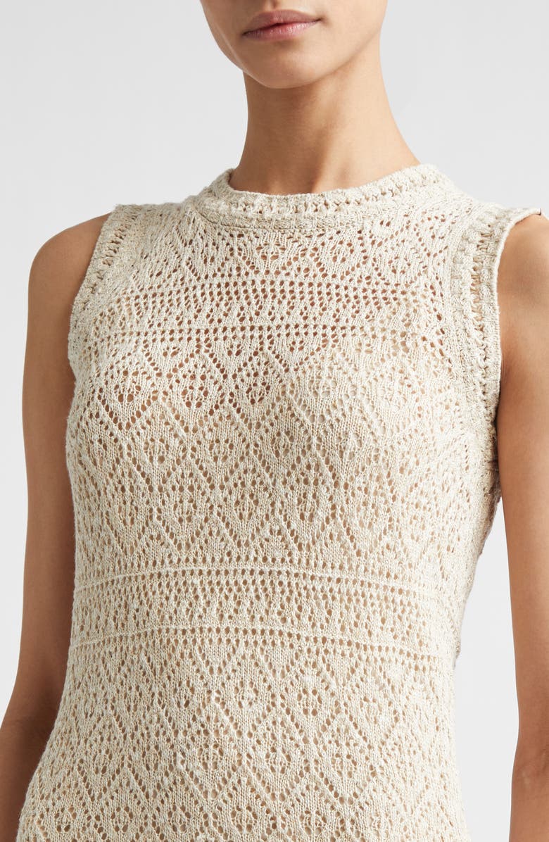 Sleeveless Crewneck Dress