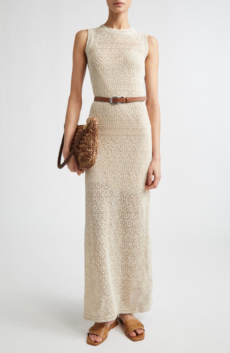 Sleeveless Crewneck Dress